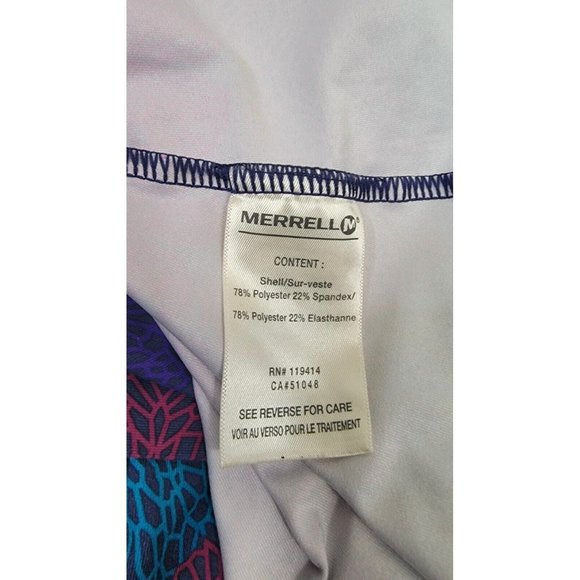 MERRELL Women Multicolor Formal Long Sleeves Shift Trapeze Stretch Dress Medium - Picture 3 of 11